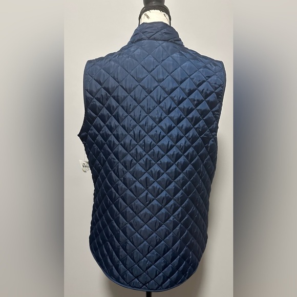 🦺 Karen Scott Quilted Vest - Size M, Navy (NEW) 🌟 - Picture 4 of 12